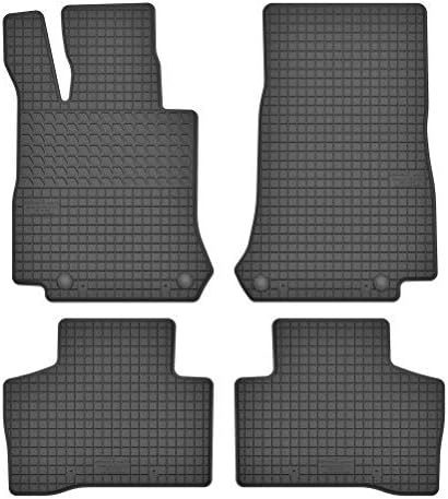 edecor Gummifussmatten Automatten Gummimatten Gummi Fussmatten Satz Set für Mercedes GLC C253 ab Bj.