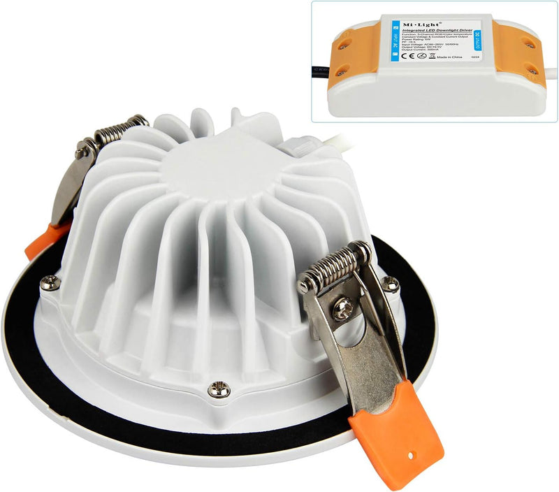 LIGHTEU®, Milight IP54 wasserdicht feuchtigkeitsdicht RGBCCT 6 WATTS LED Deckenleuchte SPOTLIGHT, sm