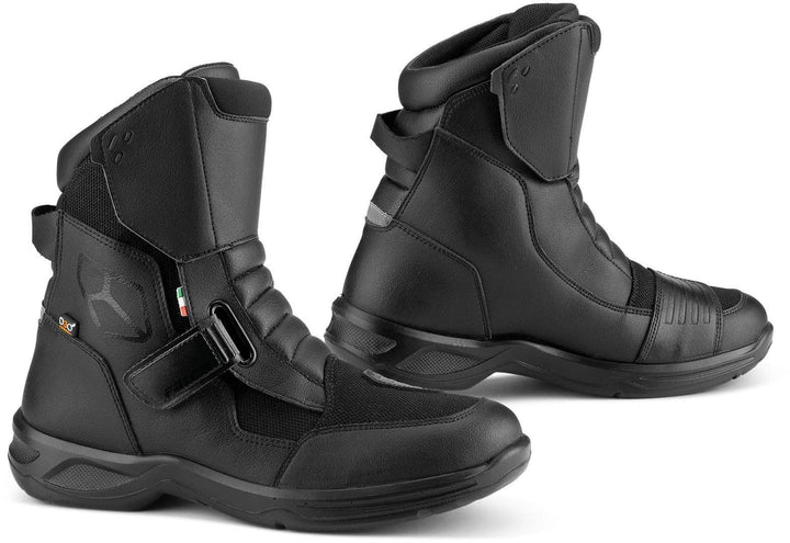 Falco Land 2 Motorradstiefel (Black,45)