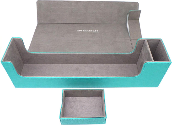 docsmagic.de Premium Magnetic Tray Long Box Mint Large - Card Deck Storage - Kartenbox Aufbewahrung