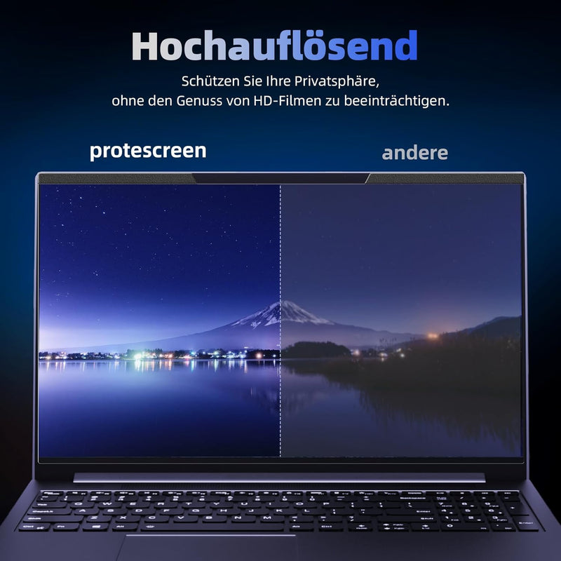 Magnetischer Laptop Sichtschutz für 13.3 Zoll Seitenverhältnis 16:9 Computer Bildschirm, 13" Abnehmb