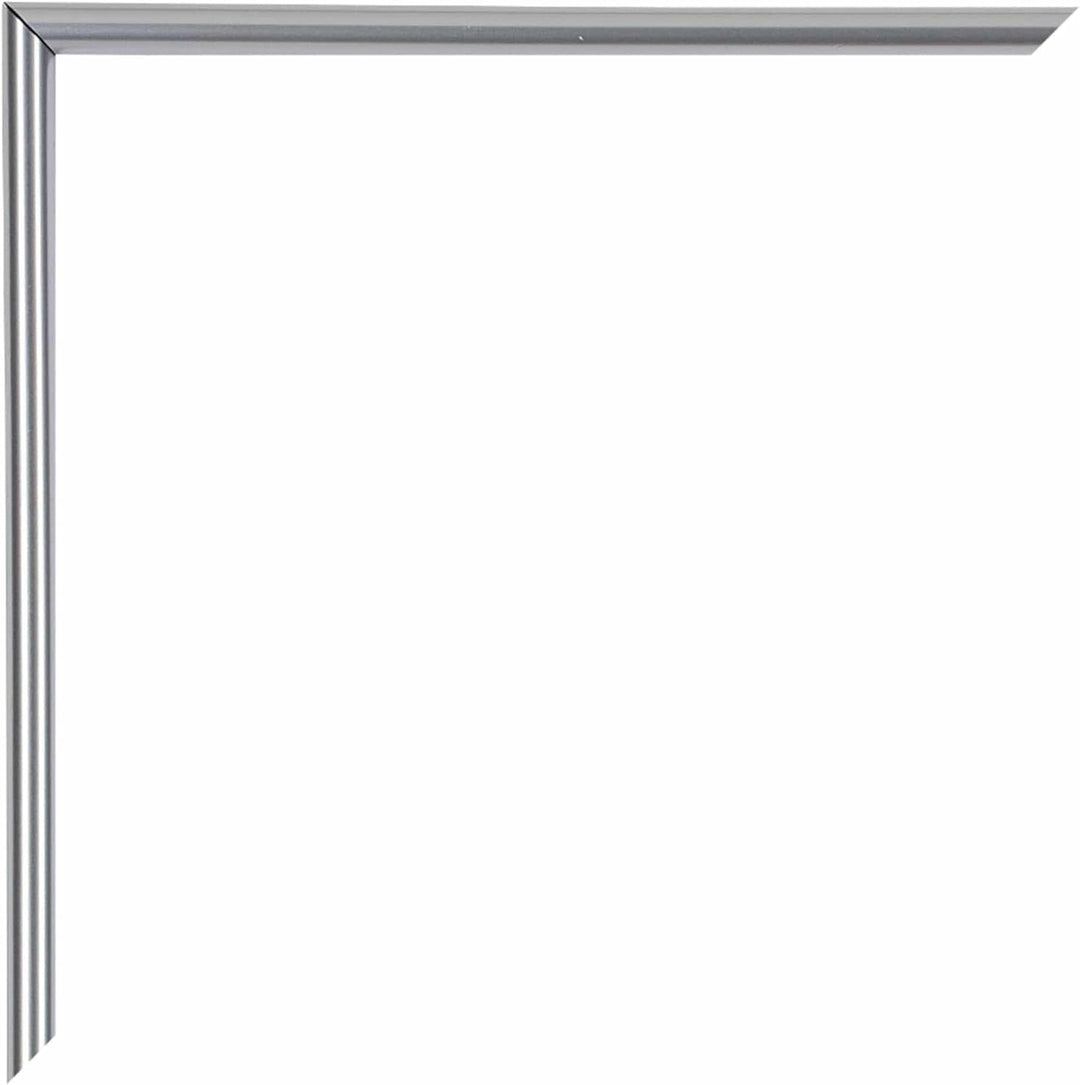 yd. Your Decoration - Bilderrahmen 35x45 cm - Silber Hochglanz - Bilderrahmen aus Kunststoff mit Acr