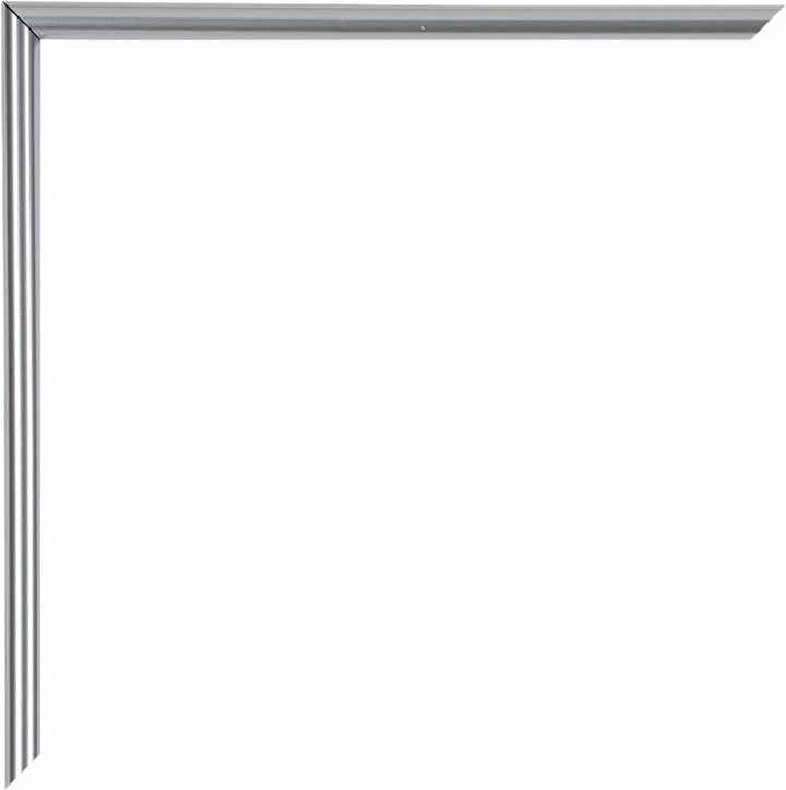 yd. Your Decoration - Bilderrahmen 35x45 cm - Silber Hochglanz - Bilderrahmen aus Kunststoff mit Acr