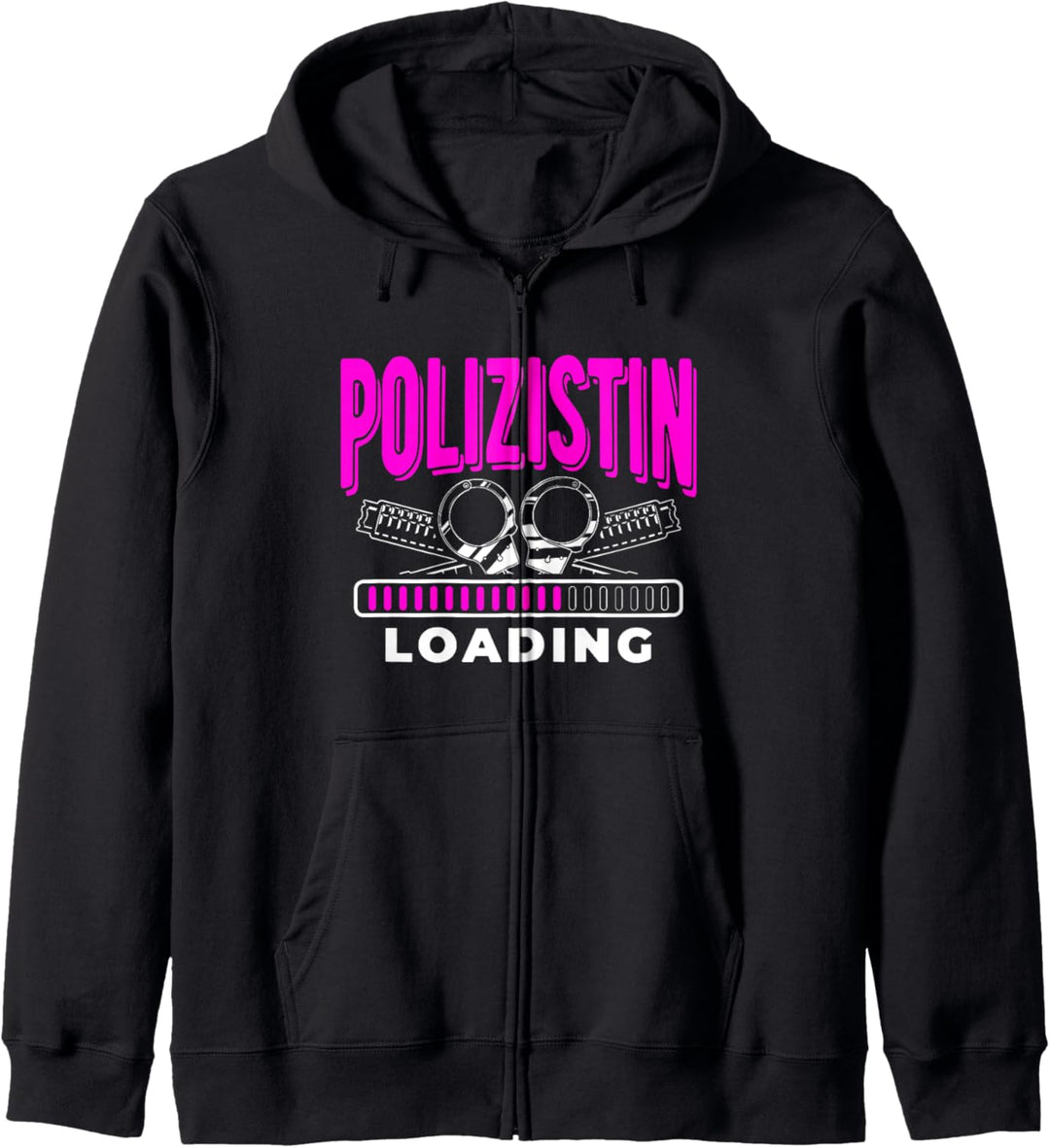 Polizistin Loading Job Tatü Tata Polizei Polizeiwagen Kapuzenjacke