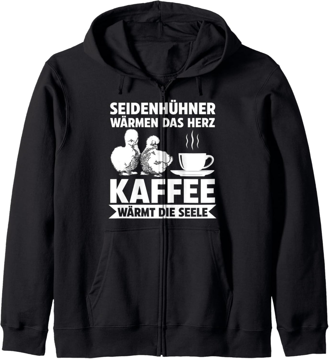 Ich hasse Menschen Seidenhühner Huhn Seidenhuhn Kapuzenjacke