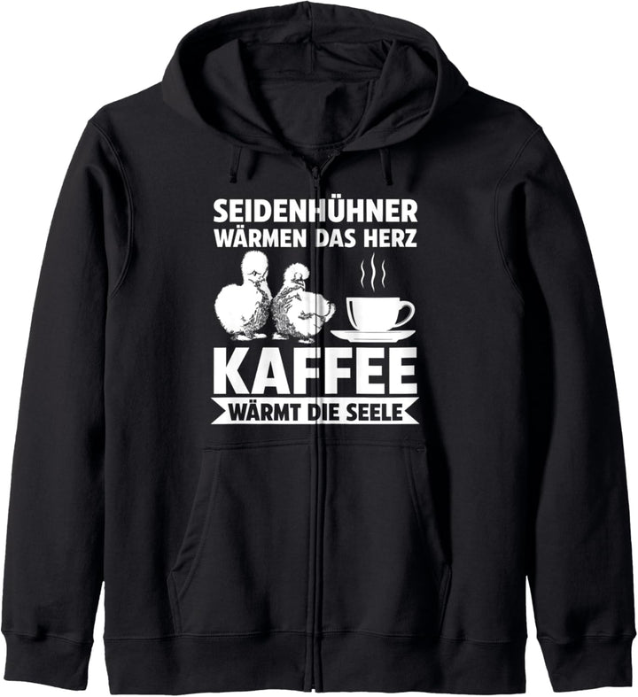 Ich hasse Menschen Seidenhühner Huhn Seidenhuhn Kapuzenjacke