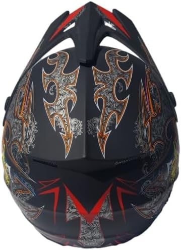 Kinder Crosshelm Mejia – Motorradhelm für Kinder, ABS-Schale, robuster Kinderhelm für Downhill, Quad