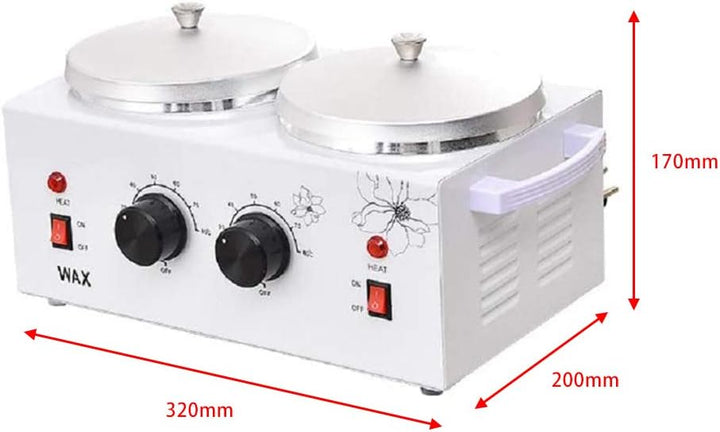 EUNEWR Wachserhitzer 220V 200W Wachswärmer Wachs Haarentfernung Wax Enthaarung Wachserhitzer mit 4X1