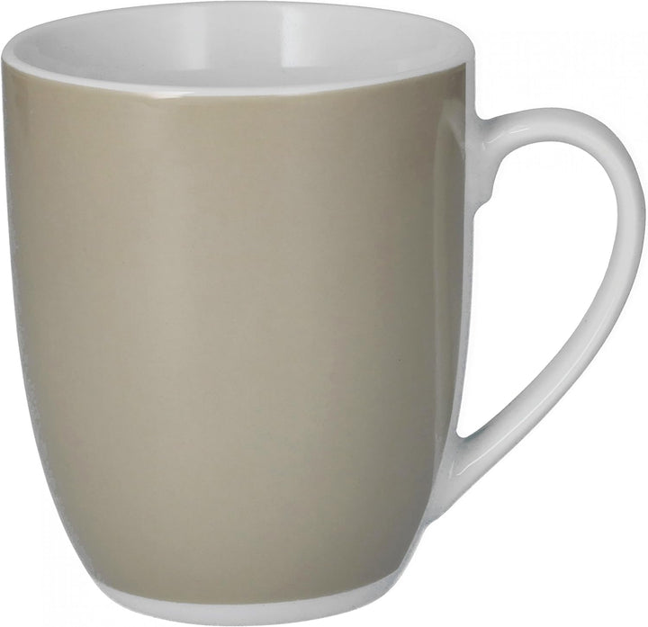 van Well Vario 6er Kaffeetassen-Set - Porzellan-Tasse gross - in fröhlichen Farben - pflegeleichtes