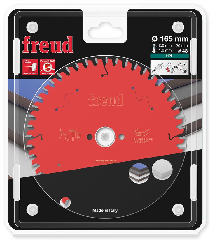 Bosch ROBERT PRO FRE00772 Handkreissägeblatt FREUD-Ø165 2,6/1,6 AL20 Z48 TP 0° -F03FS09866-FR07H001H