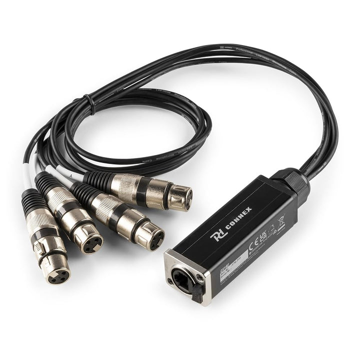 CX192 Stage Box - RJ45 auf 4x XLR female Splitter Multikabel - 70cm