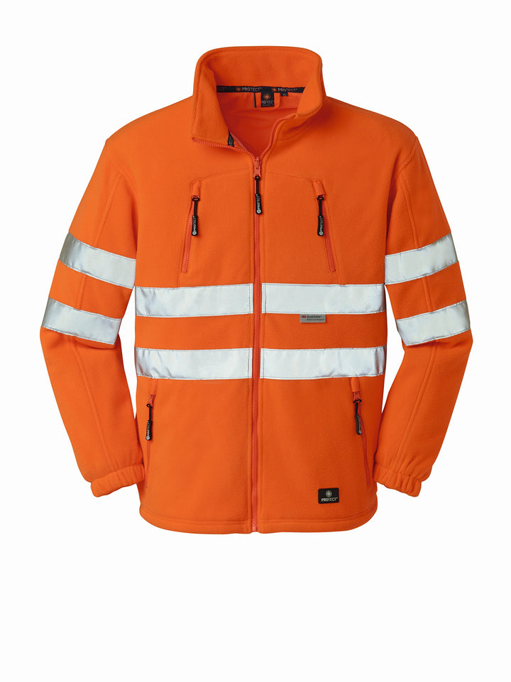 4Protect Warnschutzjacke Seattle 3460 Fleecejacke XL, 20-003460-XL XL Orange, XL Orange