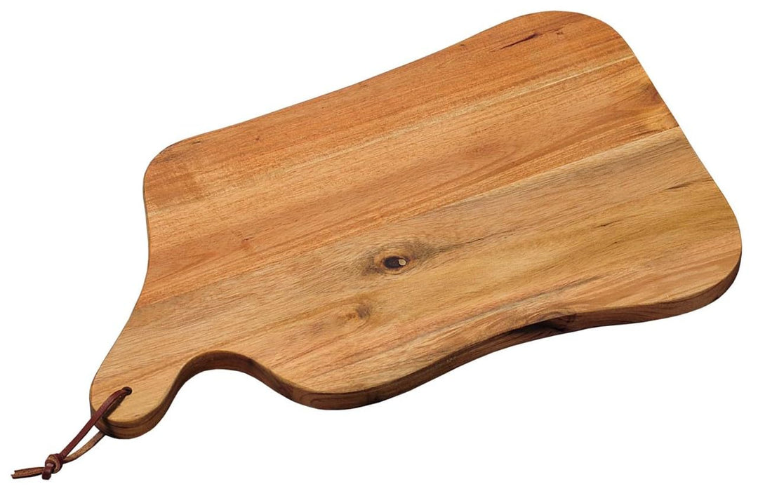KESPER | Schneid- und Servierbrett, Material: Akazienholz, Masse: 42,5 x 25 x 1,5 cm, Farbe: Braun,