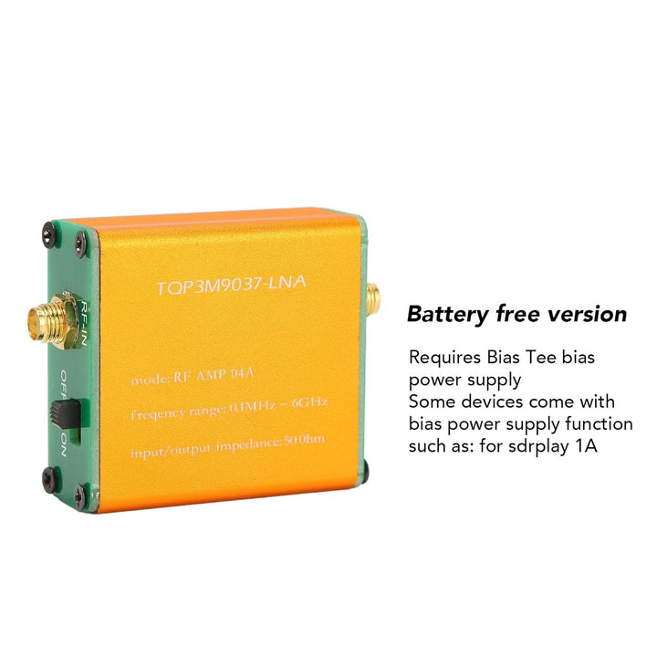 HF Verstärker, LNA Modul Verstärkung 20DB Audioverstärker RF Verstärkermodul 0.1MHz-6GHz Frequenzfäh