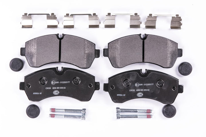 HELLA PAGID 8DB 355 005-531 Bremsbelagsatz - C6026 - Dicke/Stärke: 20.7mm - Bremssystem: Brembo - fü