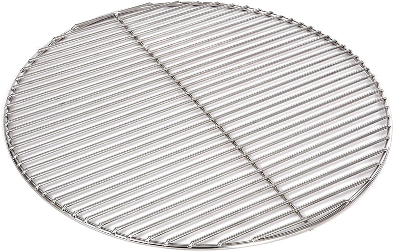 Grillrost Ø 44,5 cm aus Edelstahl rostfrei und elektropoliert 4mm / 10 mm Stababstand für Grill rund