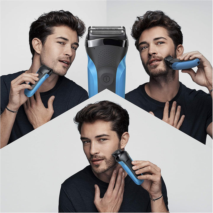 Braun Series 3 ProSkin 3040s Elektrorasierer, mit Präzisionstrimmer, wiederaufladbarer und kabellose