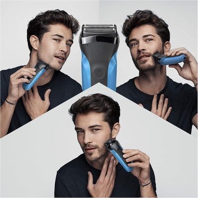 Braun Series 3 ProSkin 3040s Elektrorasierer, mit Präzisionstrimmer, wiederaufladbarer und kabellose