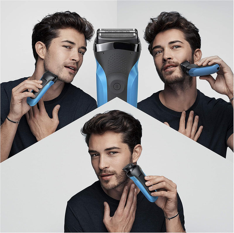 Braun Series 3 ProSkin 3040s Elektrorasierer, mit Präzisionstrimmer, wiederaufladbarer und kabellose