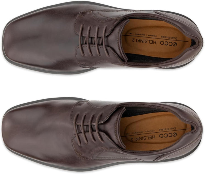 ECCO Herren Helsinki 2.0 Plain Toe Tie Shoe 39.5/40 EU Mocha, 39.5/40 EU Mocha
