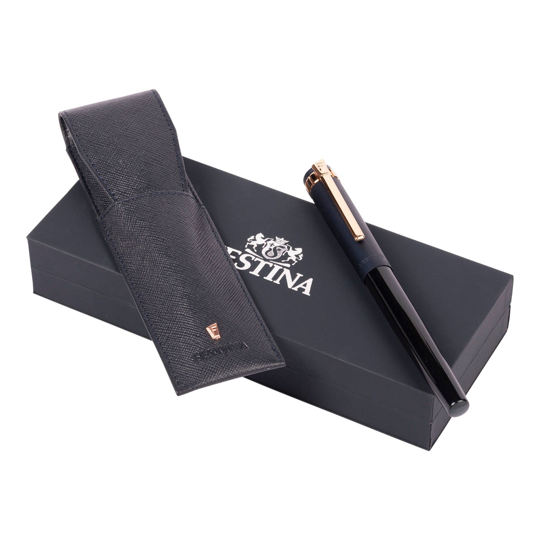 Festina Schreibset FPPS165N (Füllfederhalter & Schreibgeräte-Etui) Schwarz | Geschenkbox