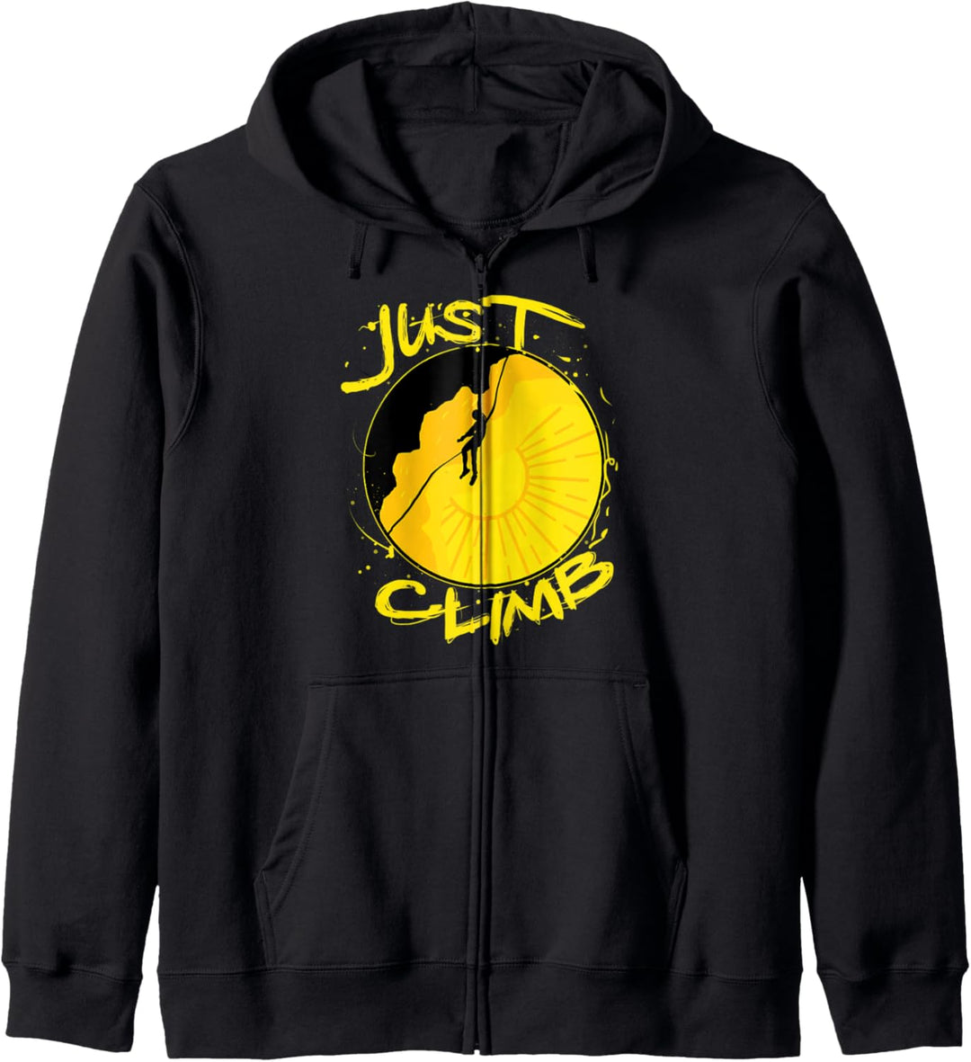 Sunset Rock Climbing Geschenk Kletterer Kapuzenjacke