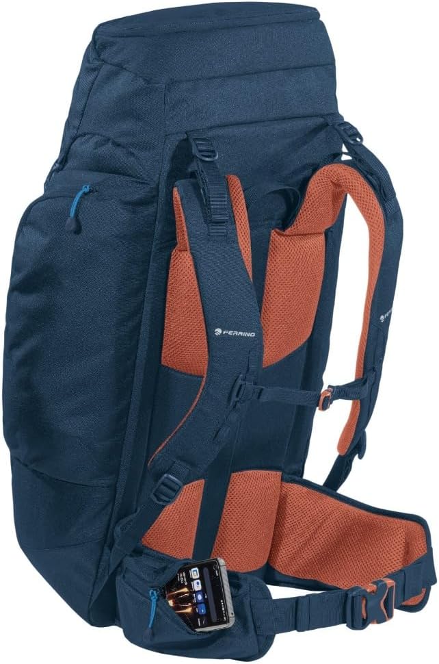 Ferrino - Dundee Backpack Trekking Wanderrucksack 50 L - Blau, blau, One size