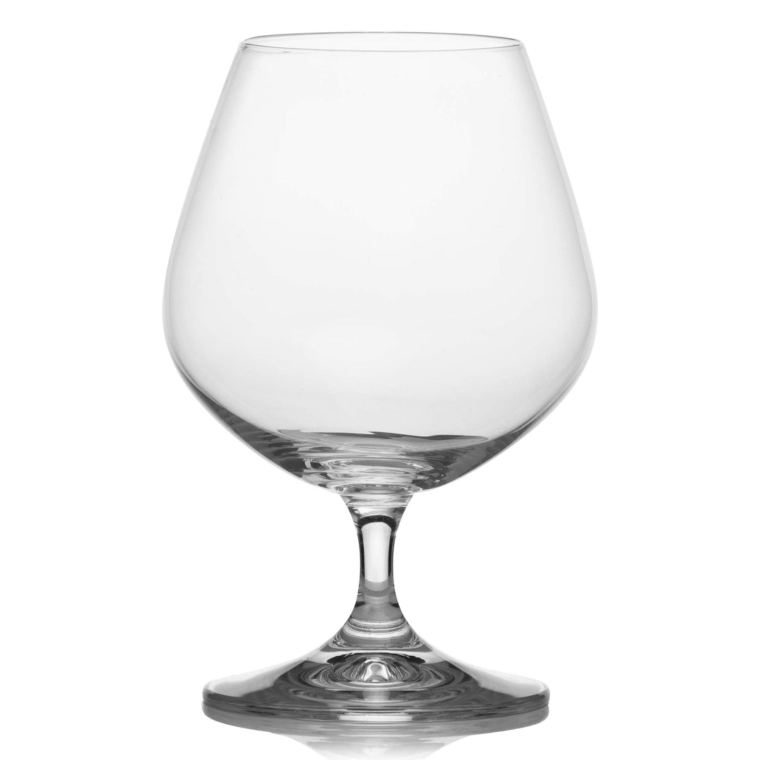 Bohemia Crystal Lara Calice Brandy e Cognac 60 cl Set 6 Pz In Cristallo