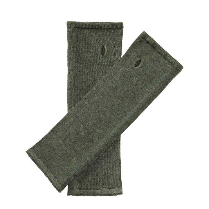 Enter the Complex® Armstulpen, Pulswärmer mit Daumenloch, Merino Wolle, Damen und Herren Olive, Oliv