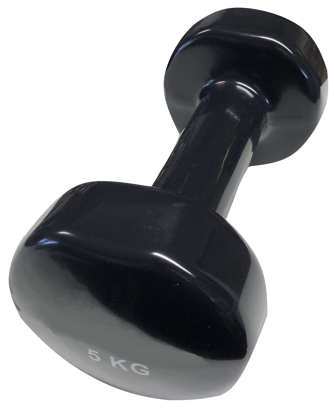 Vinyl-Hantel einzeln schwarz 5 kg, schwarz 5 kg