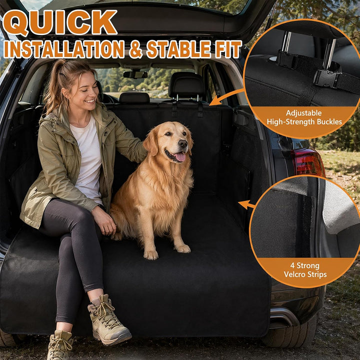 Generisch 185x105cm Kofferraumschutz Hund, Waterproof Scratch Resistant, Universal, Kofferraum Car G