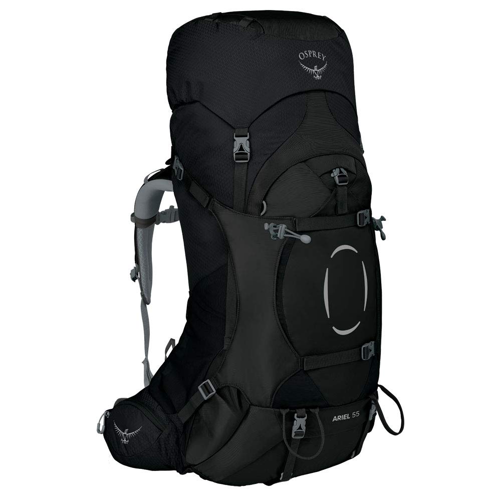 Osprey Ariel 55 Trekkingrucksack für Frauen Schwarz XS-S, Schwarz XS-S