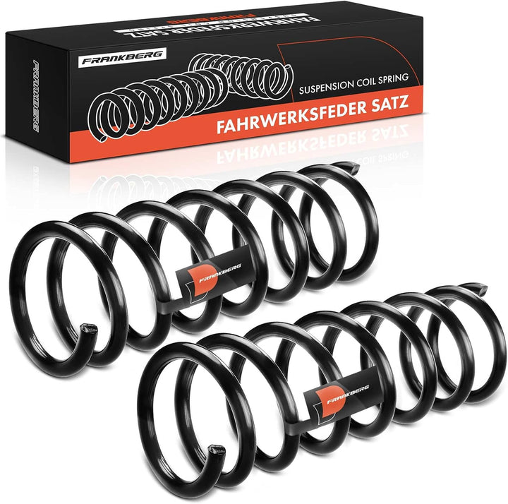Frankberg 2x Federn Fahrwerksfeder Hinterachse Kompatibel mit Focus II Cabriolet 2006-2010 Replace#