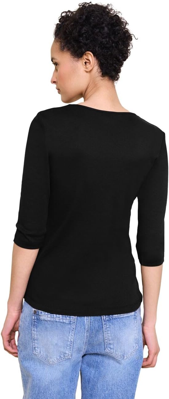 Street One Damen Style Pania T-Shirt 36 Schwarz Neu, 36 Schwarz Neu