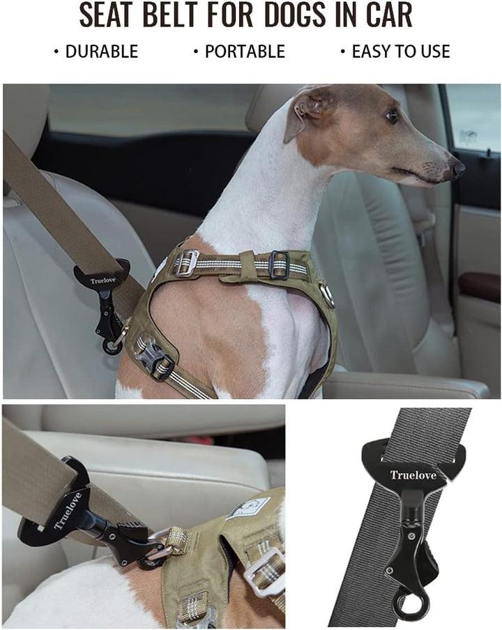Hunde Auto Sicherheitsgurt Sicherheitsschnallen Schloss,Hundesicherheitsgurt für Auto, robuster Auto