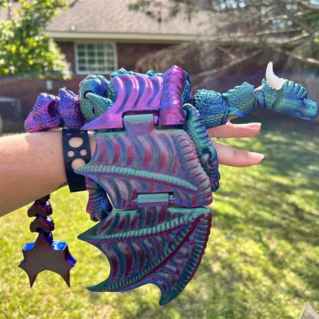 Drachenhandpuppe, Drachenfingerpuppe, Tierpuppe, 3D-Druck Kinder Tierpuppen Handpuppen Niedliche Pup