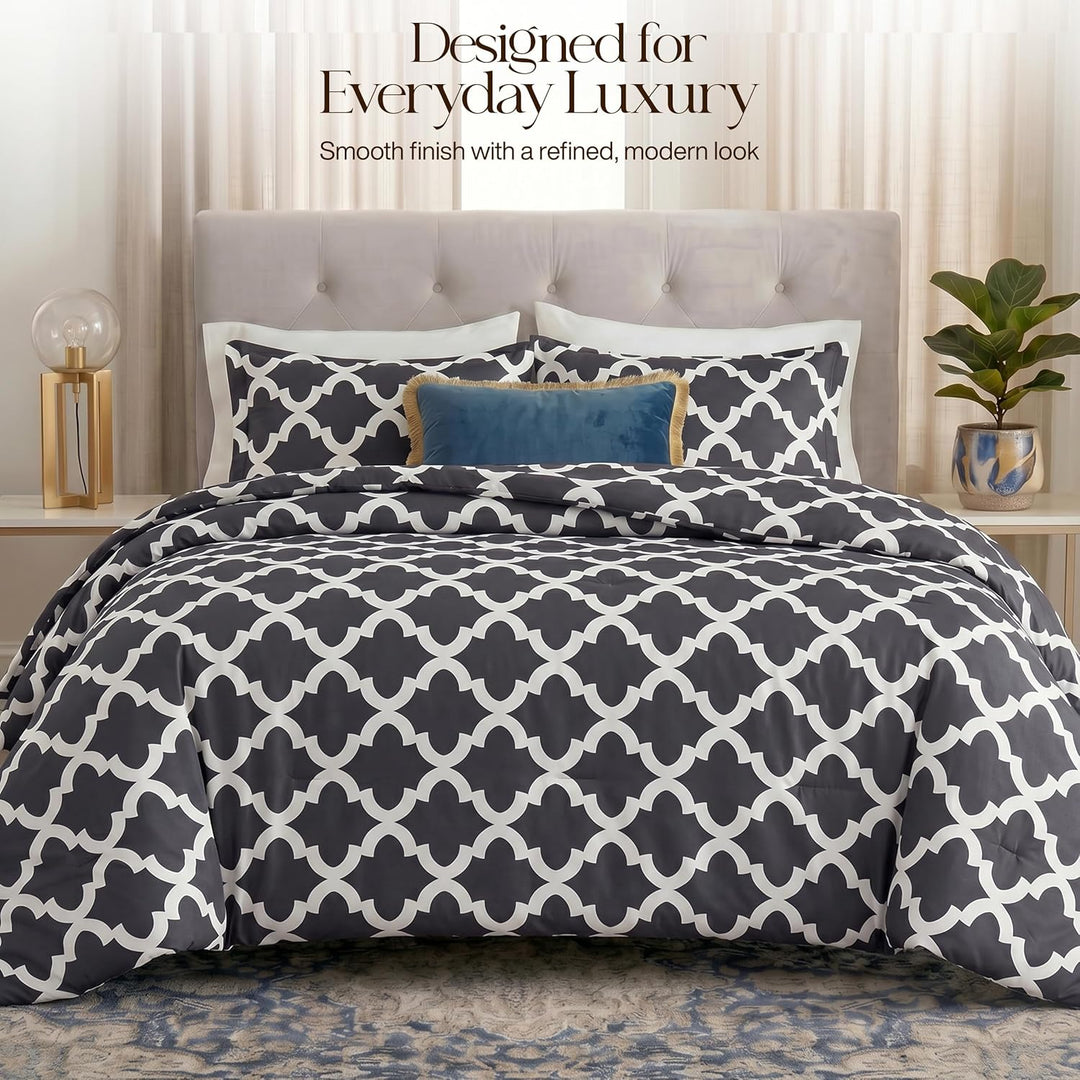 Utopia Bedding Queensize-Bettwäsche-Set (grau) mit 2 Kissenbezügen – Bettwäsche-Sets – Daunen-Altern