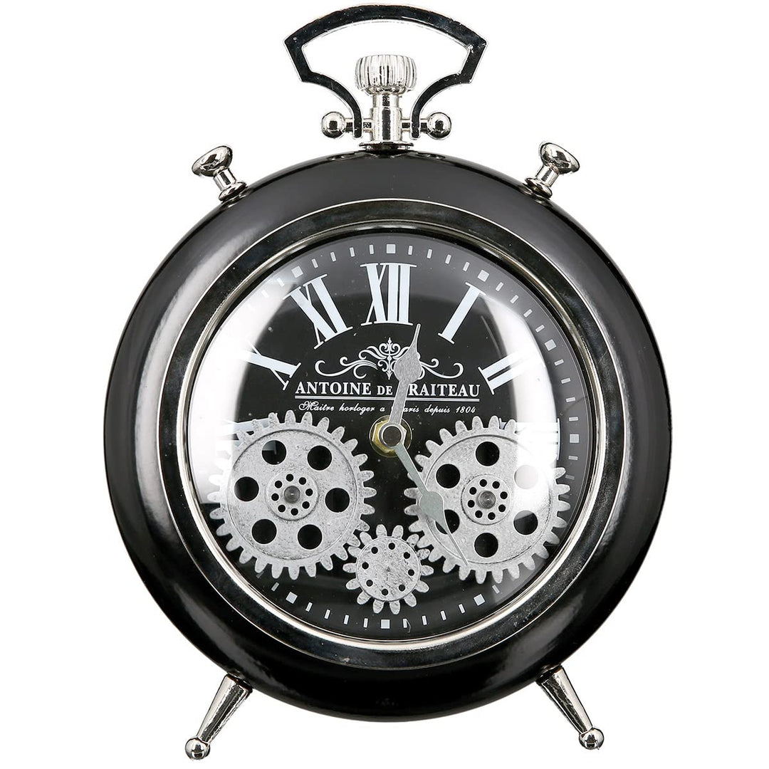 Casablanca - Uhr, Wecker - Transmission - Metall - schwarz/Silber - Höhe 25 cm