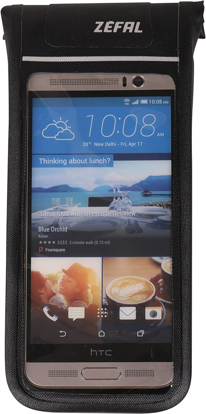 Zefal Unisex – Erwachsene Z Console Dry Smartphone-Halter, Schwarz, L