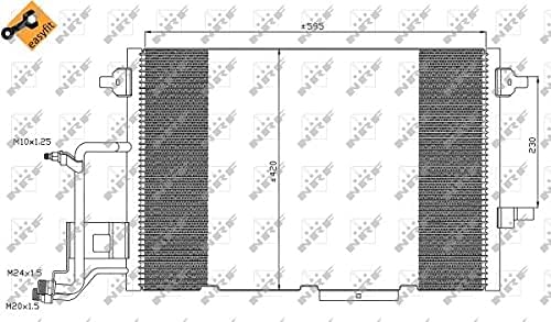 NRF 35317 Kondensator, Klimaanlage