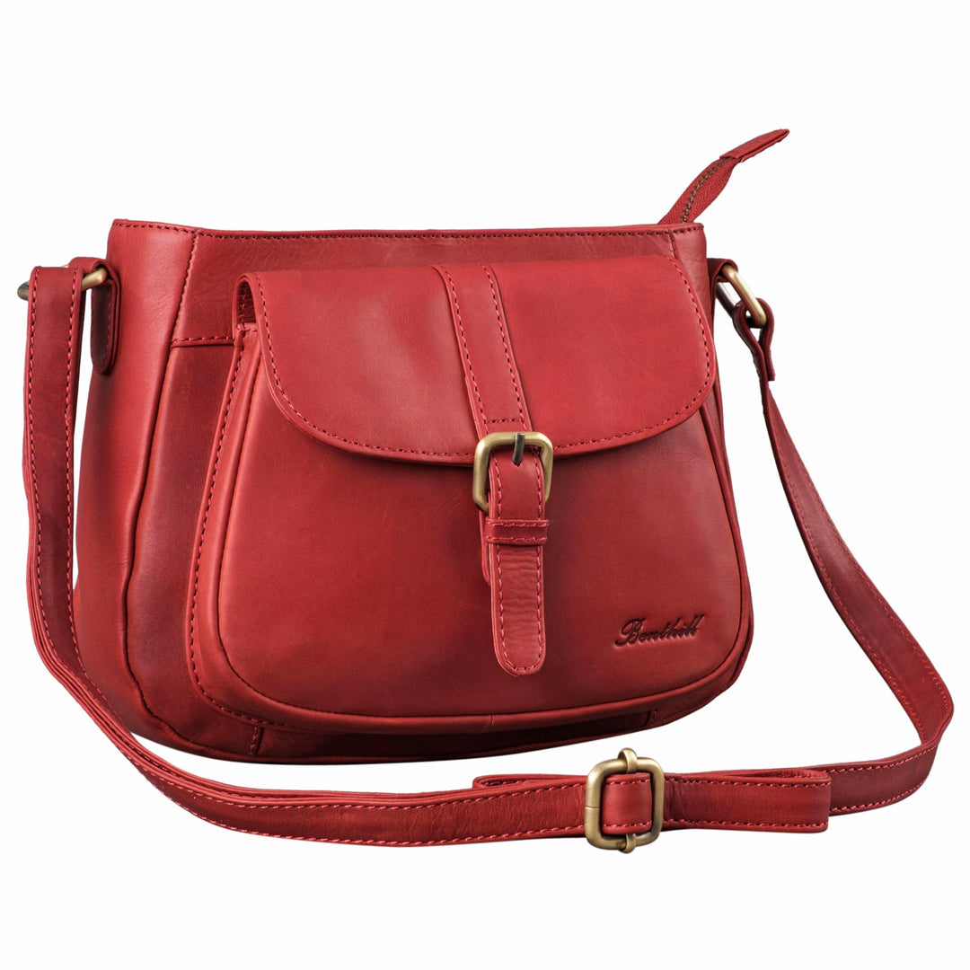Benthill Damen Handtasche Leder - Shopper aus weichem hochwertigem Echt-Leder - Vintage Fashion Bag