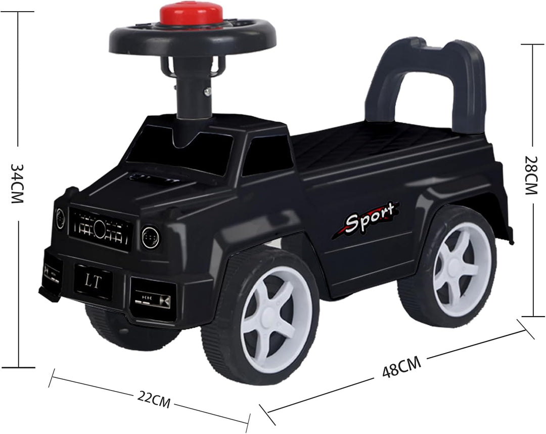 Rutschauto für Kinder, Tragespielzeug zum Schieben, Lauflernhilfe für Kinder, Buggy – Little Auto –
