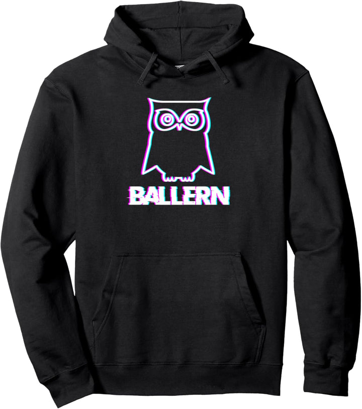 Ballern Trip Techno Rave Trippy Pullover Hoodie