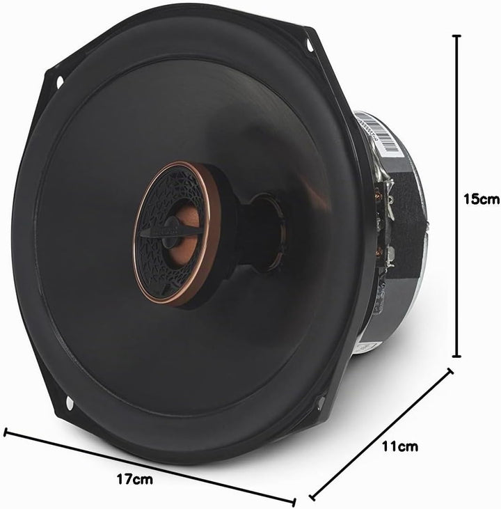 Infinity Reference 9632ix 3-Wege Koaxiallautsprecher 6x9 Zoll 100 W RMS, 300 W Peak, 3 Ω True 4 Ohm,