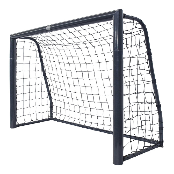 AXI Cristiano Fussballtor 180 x 120 cm in Anthrazit für den Garten | Fussball Tornetz aus Metall mit