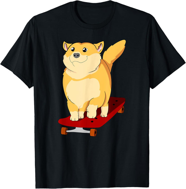 Skating-Hunde-Skater T-Shirt
