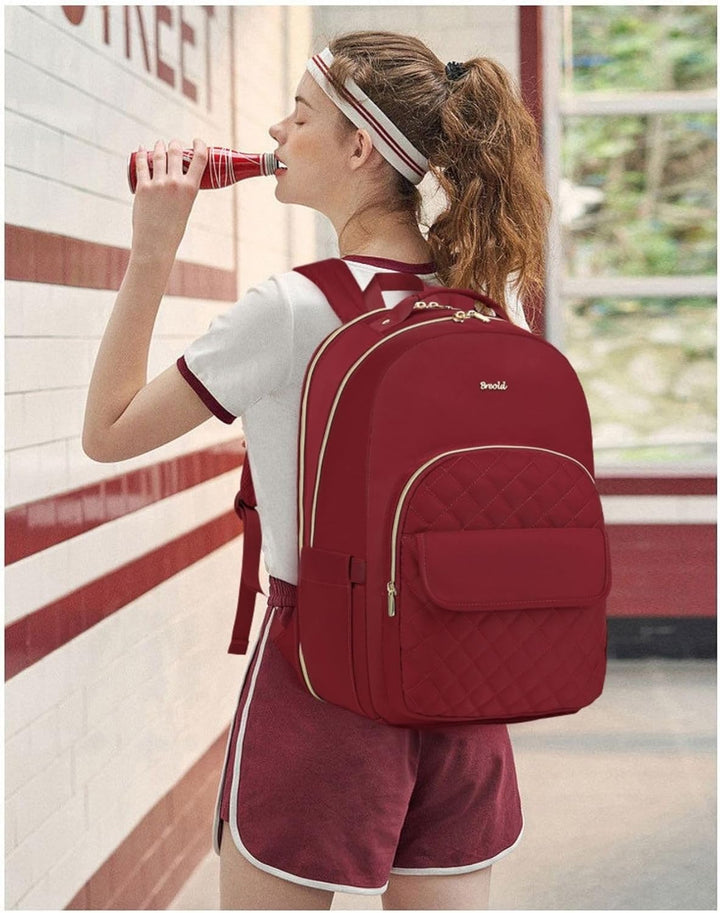 Rucksack Laptop Damen Rucksack Mädchen für Universität Studium Arbeit Büro,Lehrerrucksack Schulrucks