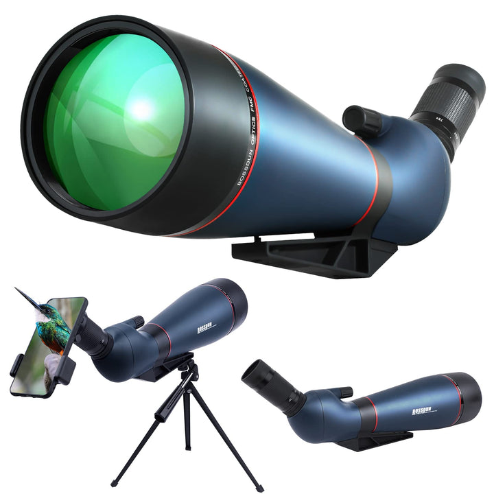 Aktualisiert 25-75x100 mm Spektiv,mit Stativ Telefon Adapter und Tragetasche - BAK4- und FMC -Objekt