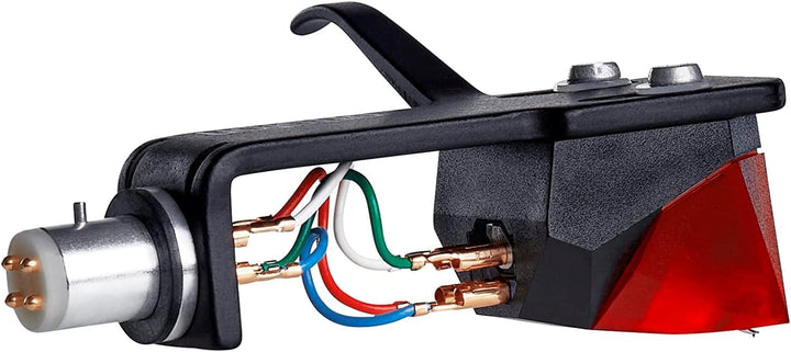 Ortofon 2M Red Premounted - 2M Red Tonabnehmer montiert am SH-4 Black Headshell | einfache Montage a