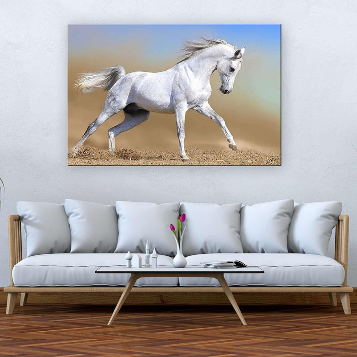 Startonight Bilder Arabisches Pferd, Leinwandbilder Moderne Kunst, Tiere Wanddeko Kunstdrucke, Wandb